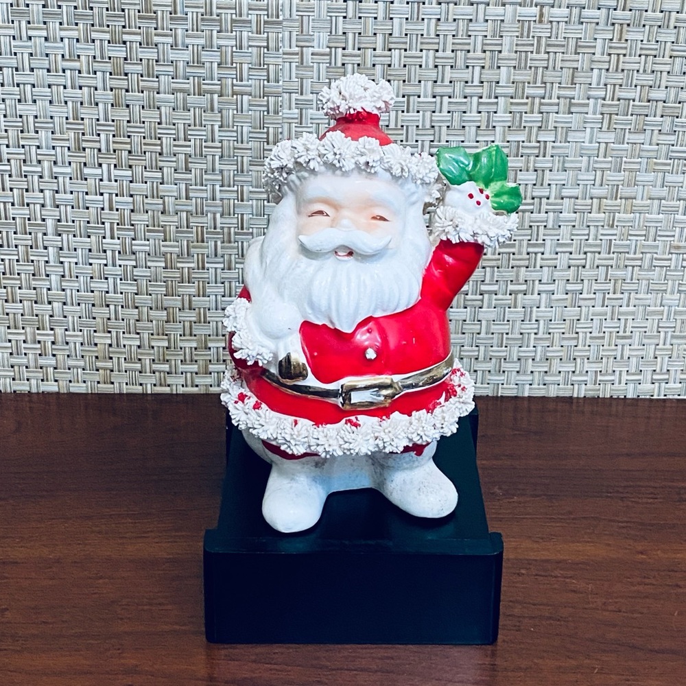 🎄🌟HP🌟VTG 1950s Spaghetti Santa Planter Vase Japan - Picture 3 of 8
